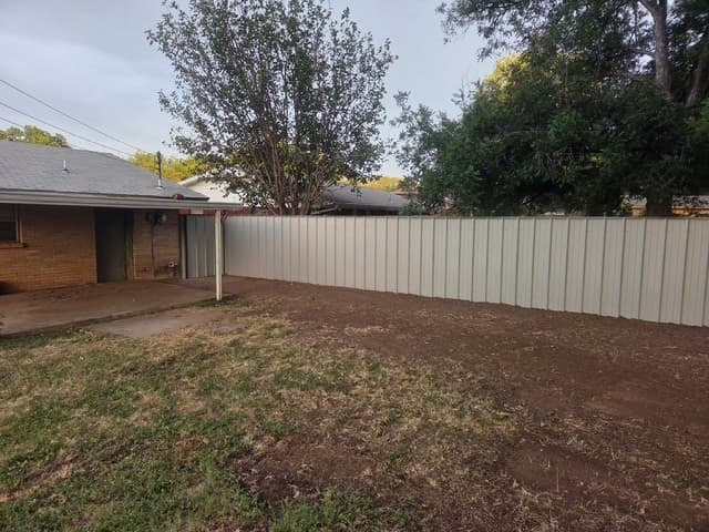 Fence Replacement — after